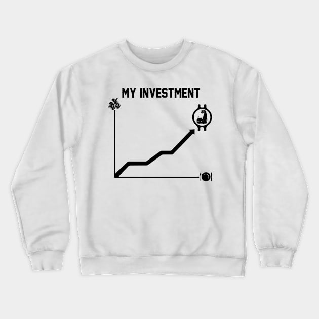 MUSCLES - my investment. Crewneck Sweatshirt by Andreeastore  